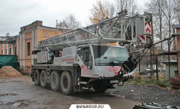 Аренда автокрана Liebherr грузоподъемностью 60 тонн