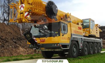 Аренда автокрана Liebherr грузоподъемностью 100 тонн
