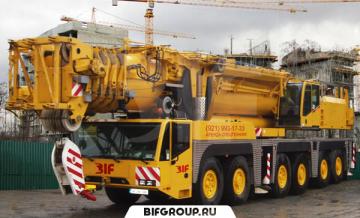 Аренда автокрана Terex-Demag грузоподъемностью 350 тонн