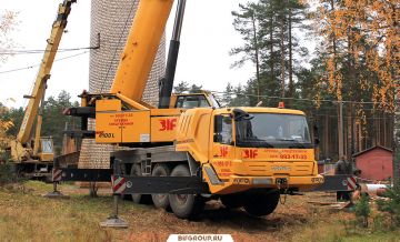 GROVE GMK4100L - аренда автокрана, стрела 60 м, грузоподъемность 100 тонн.