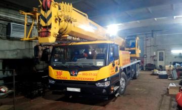 Аренда автокрана XCMG грузоподъемностью 40 тонн