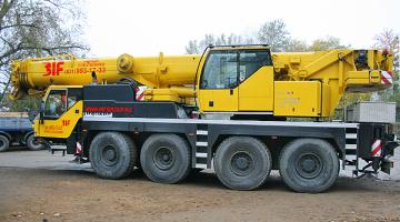 Автокран Liebherr LTM 1050-3.1 Аренда автокрана Liebherr LTM 1050-3.1 грузоподъемностью 50 тонн